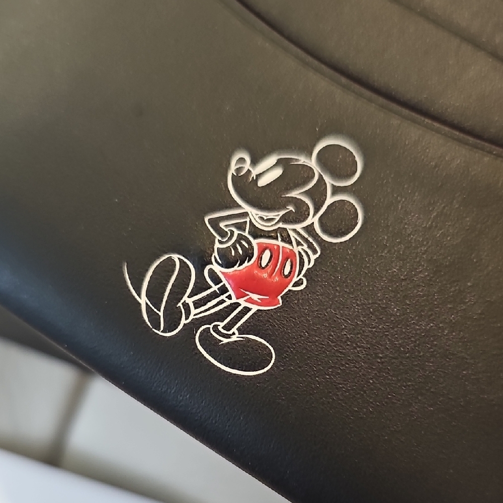 Coach Black and Red Card Holder with Mickey Design - Picture 5 of 7
